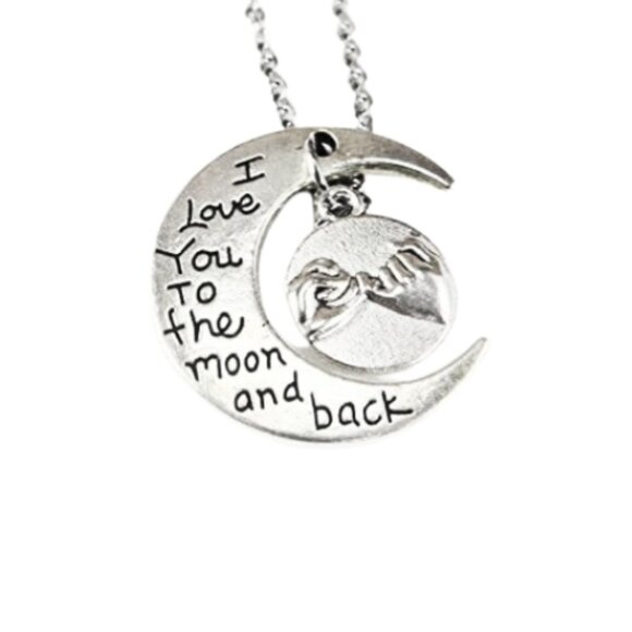 To The Moon And Stars Friends Necklace - Picture 1 of 2